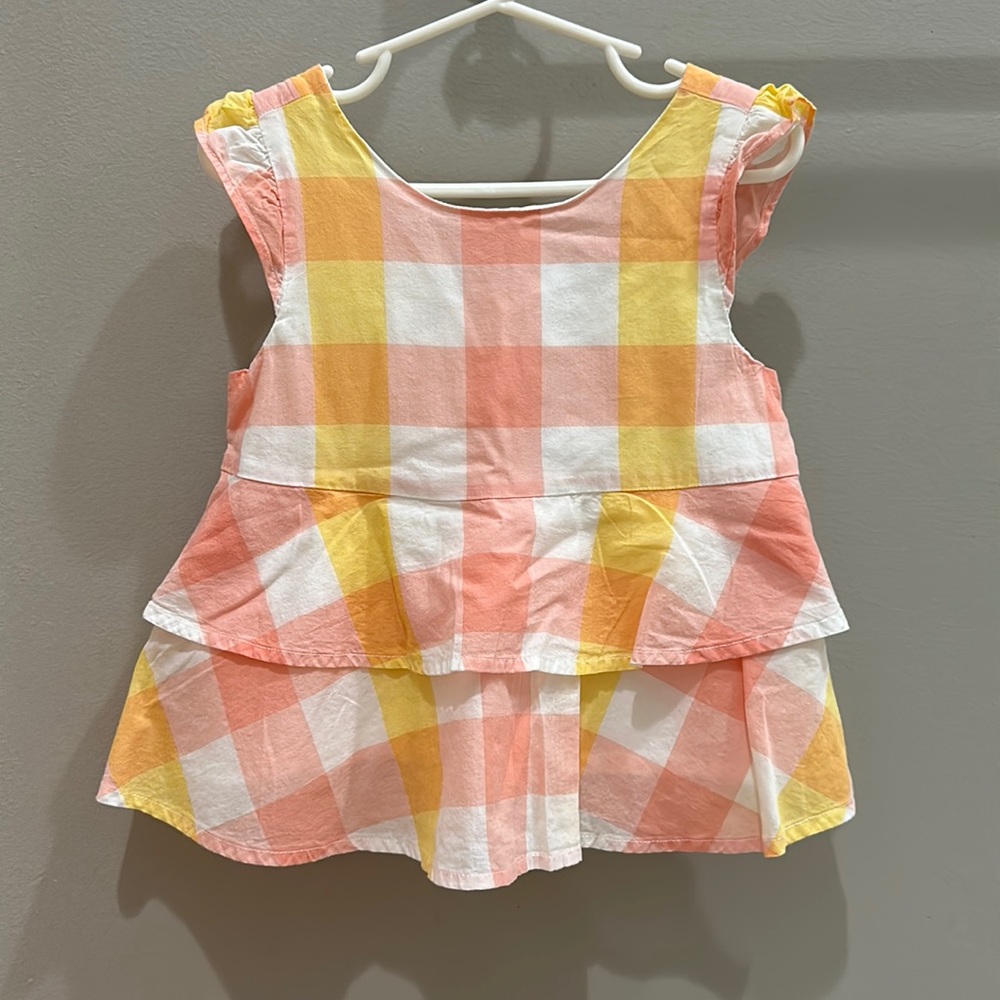 Janie and Jack plaid blouse in size 4